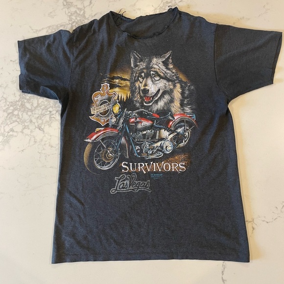 Harley-Davidson Tops - Vintage Harley Davidson tee shirt